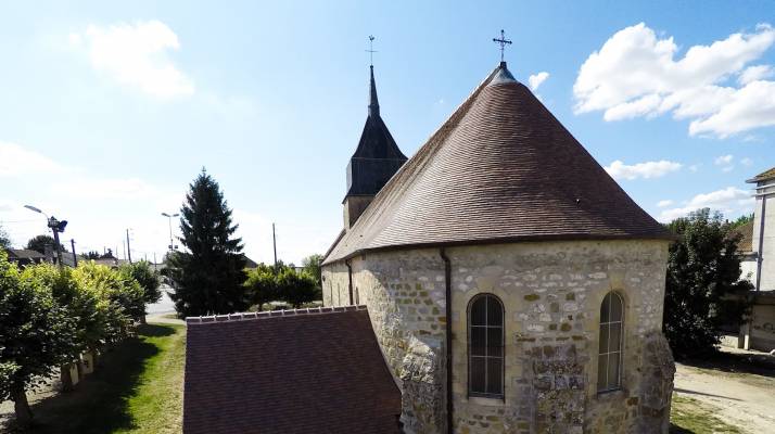 Eglise de la Tombe - couverture ardoise